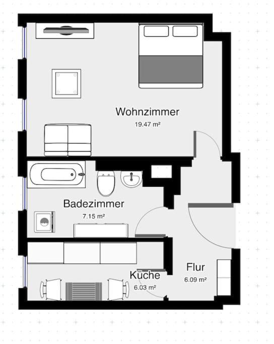 Zentrales Gemuetliches Mit Sky Bundesliga Apartment Leipzig